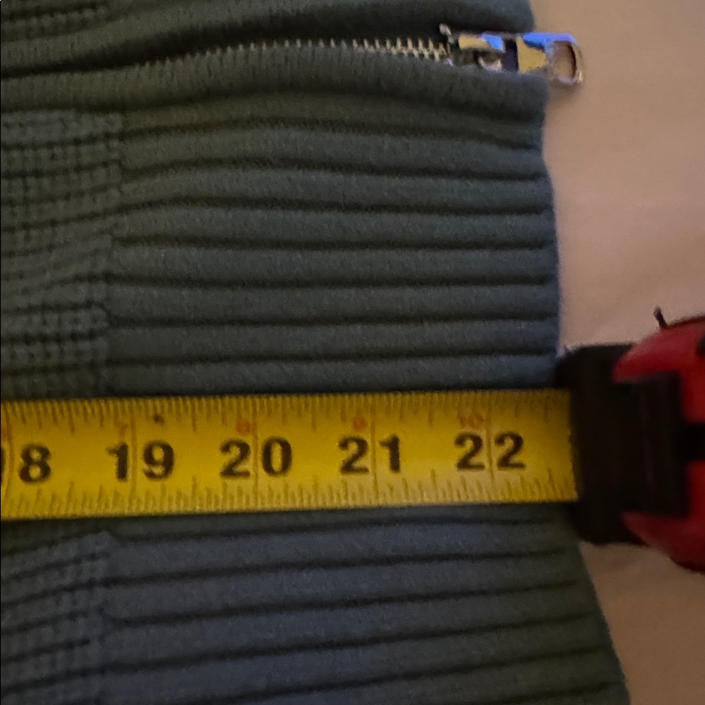 Varley Teal Zip-Up Cardigan Deep Sea - Picture 10 of 10